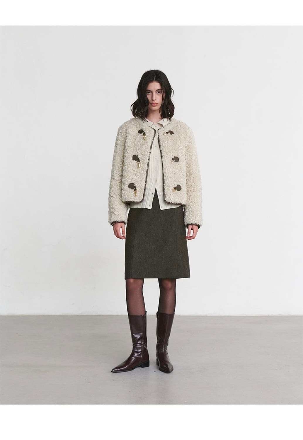 루에브르 퍼자켓 1사이즈(s) 상품이미지3