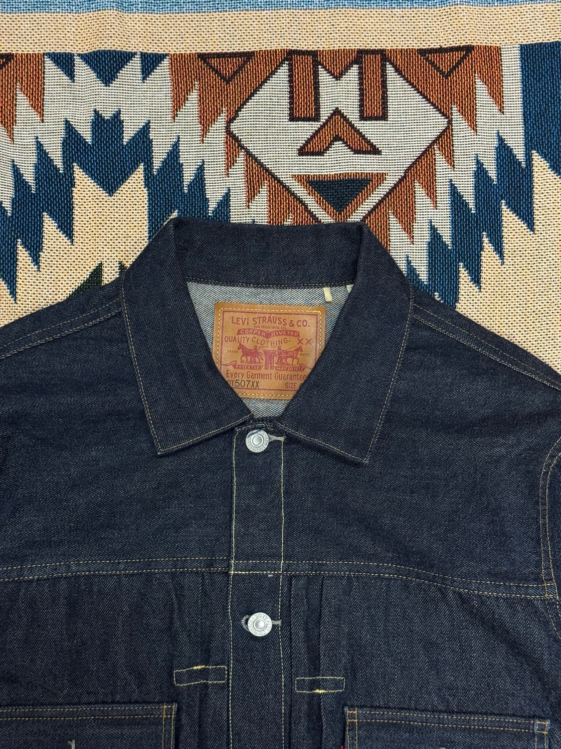 리바이스 LVC 507XX Type 2 데님자켓 40 상품이미지3