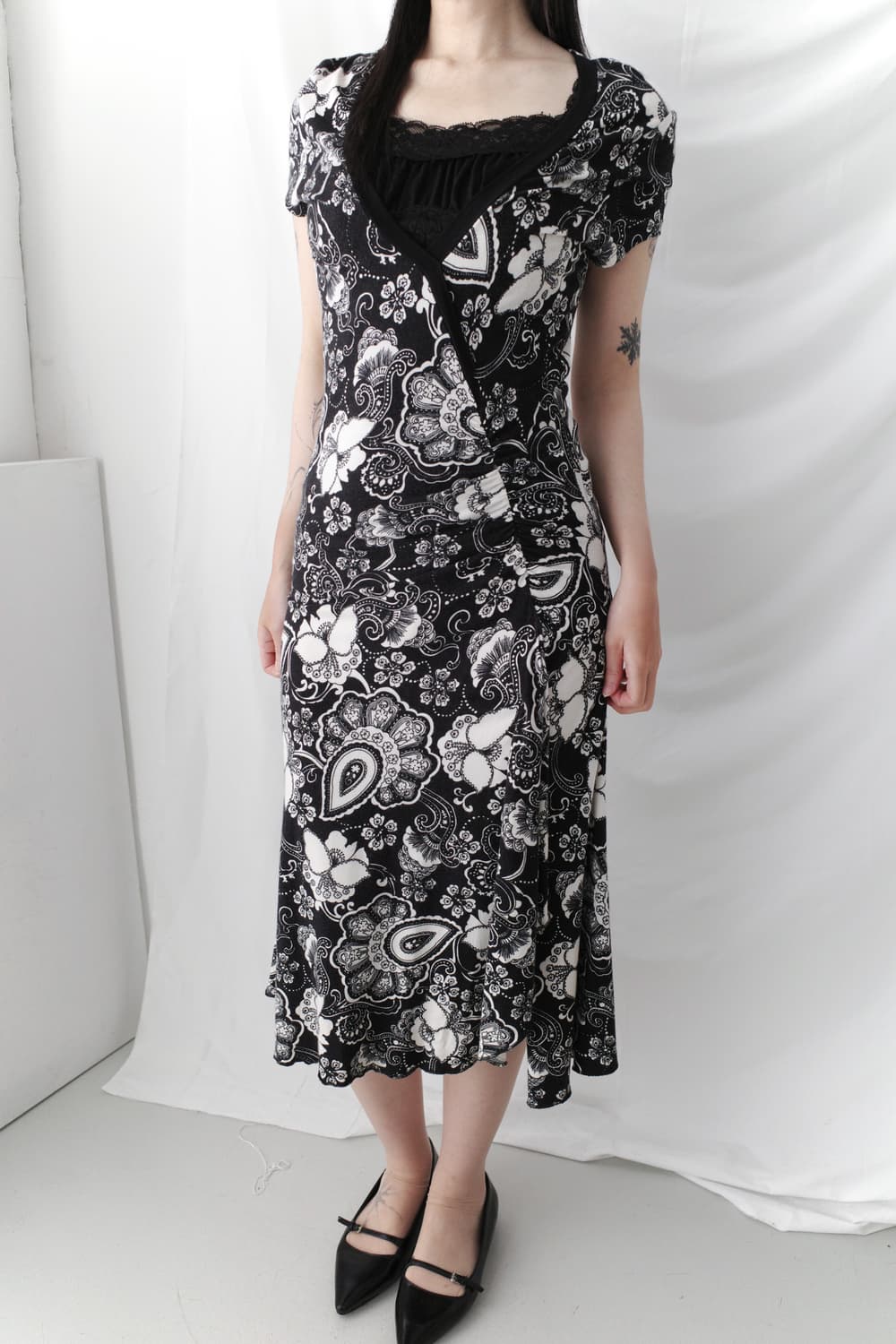 flower frill one-piece 상품이미지4