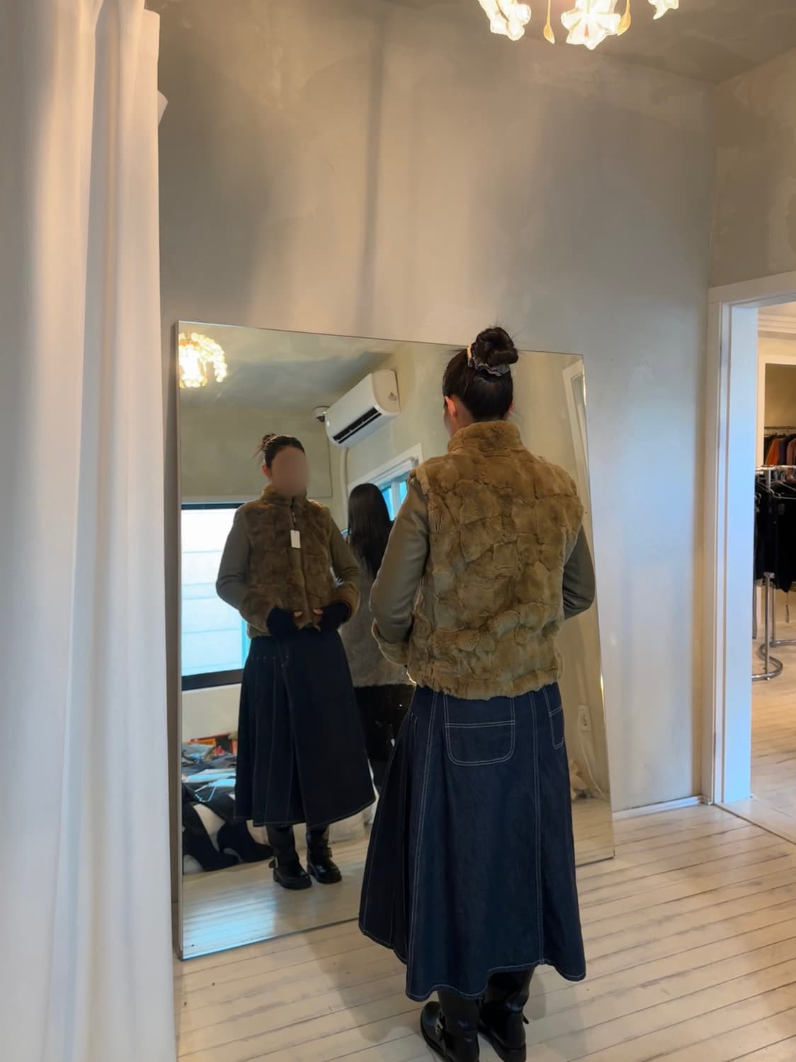 리얼 레더 퍼 자켓 상품이미지1