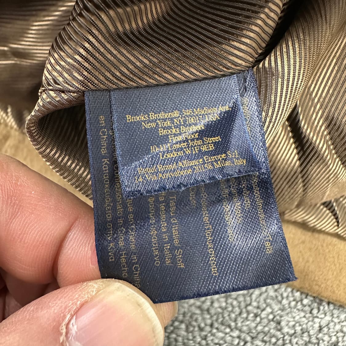 브룩스브라더스 스웨이드 자켓 상품이미지4