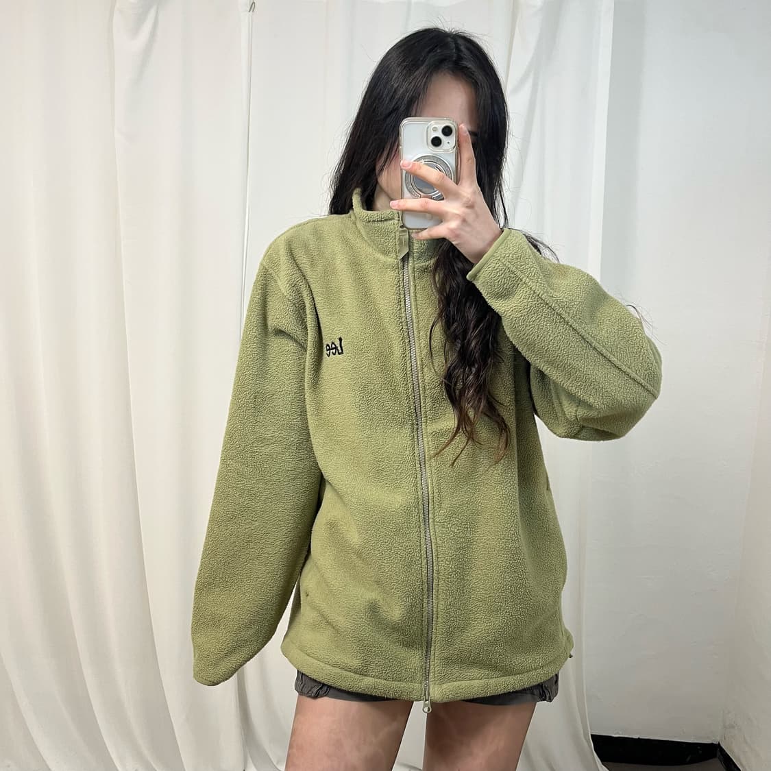 LEE Olive Green Fleece Jacket 상품이미지1