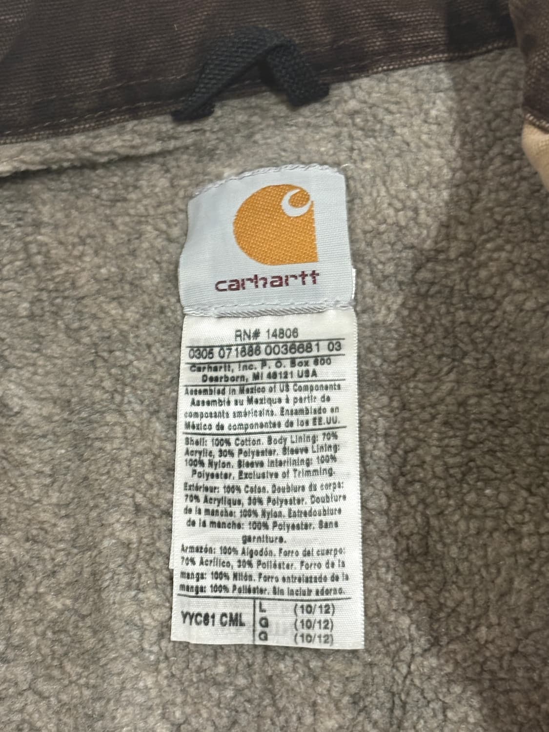 칼하트 자켓 Carhartt duck work jacket 상품이미지3