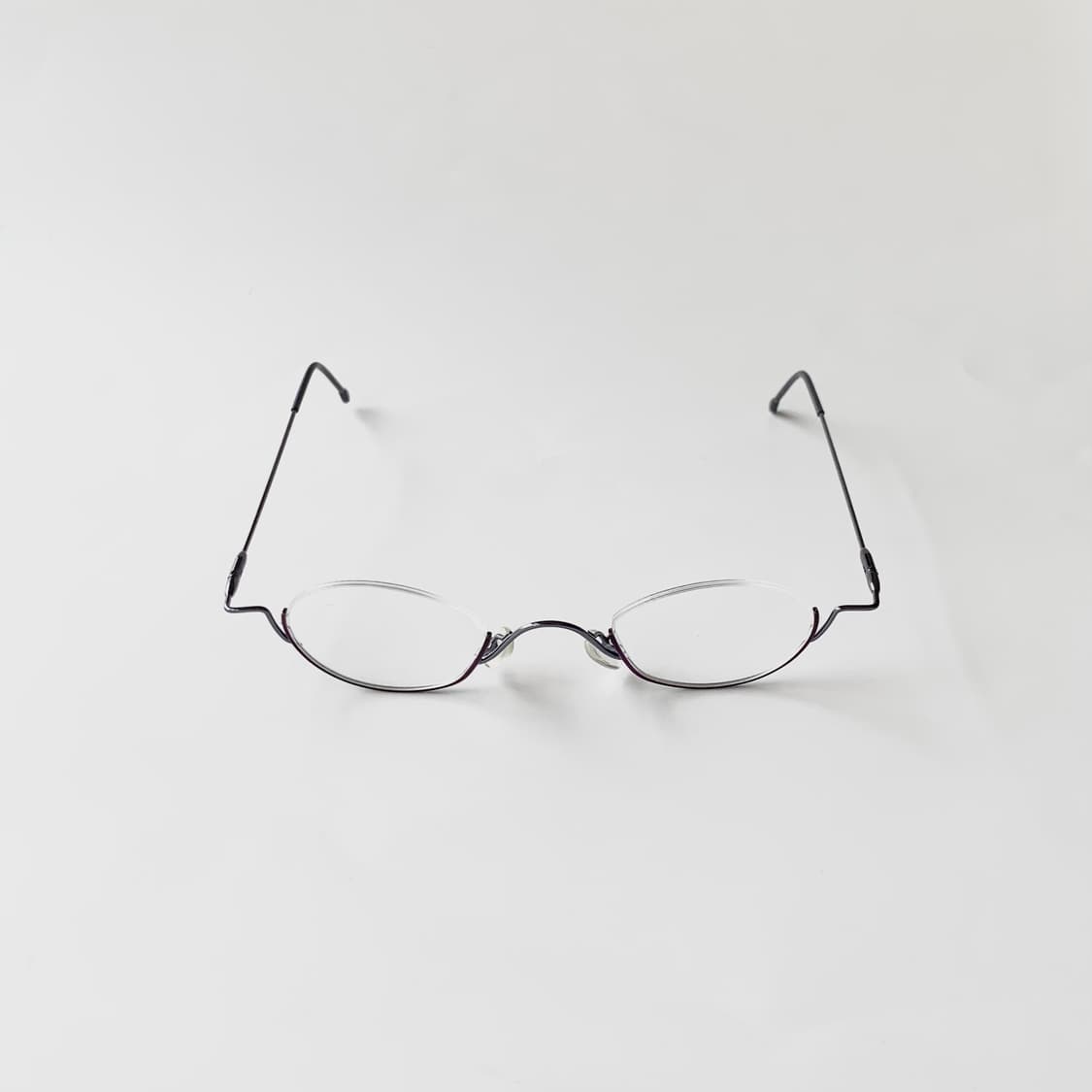 884 데드스탁 빈티지안경 역반무테 초경량 미니멀 픽키 상품이미지2