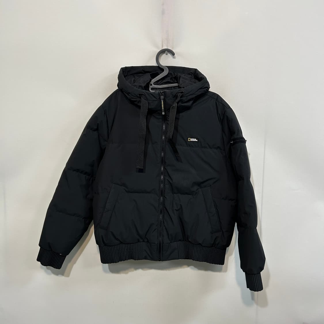 내셔널지오그래픽 2022 여성 오리털 패딩 95 블랙 상태최상 상품이미지1