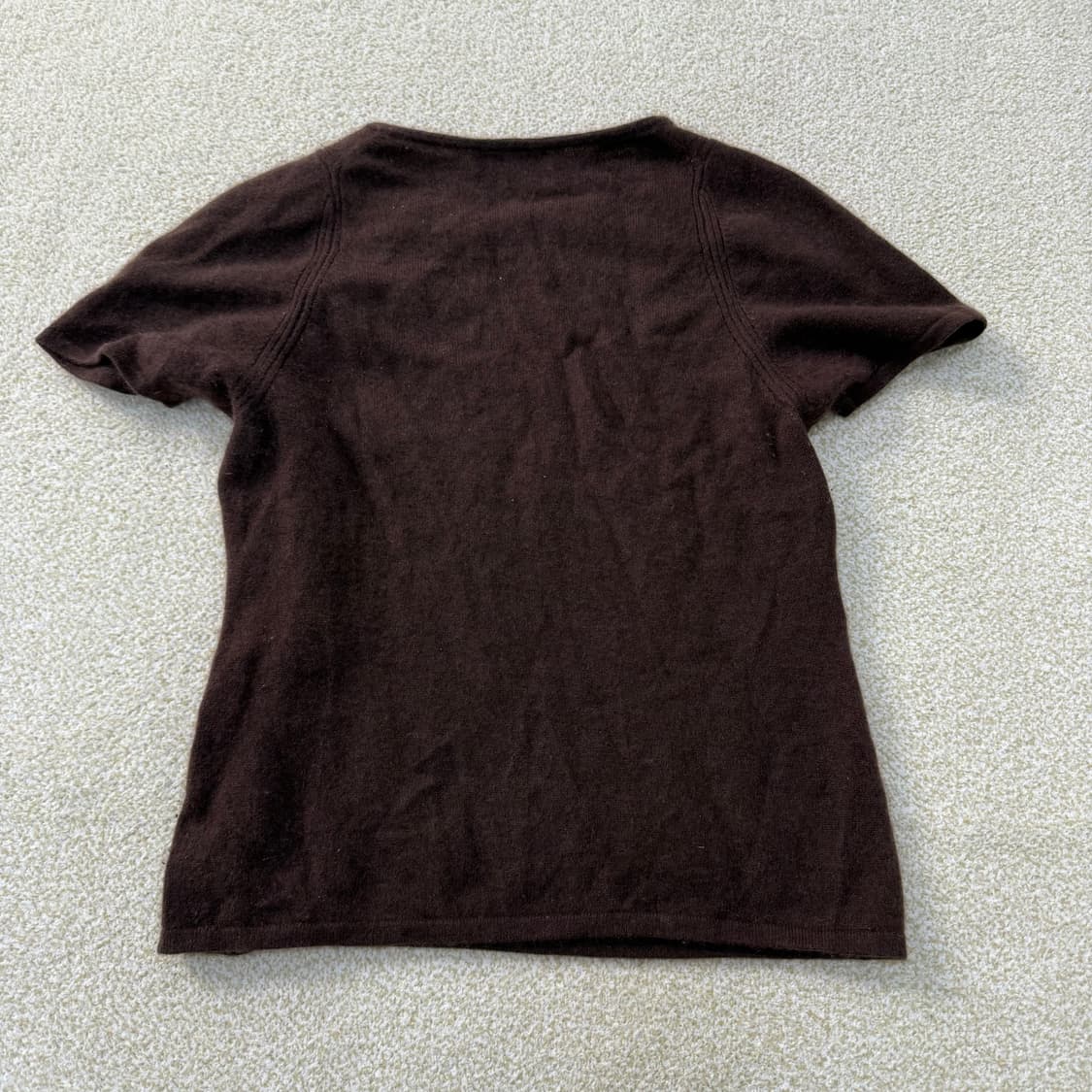 [90] 한섬 시스템 여성 캐시미어 반팔 니트 0108T1 상품이미지2