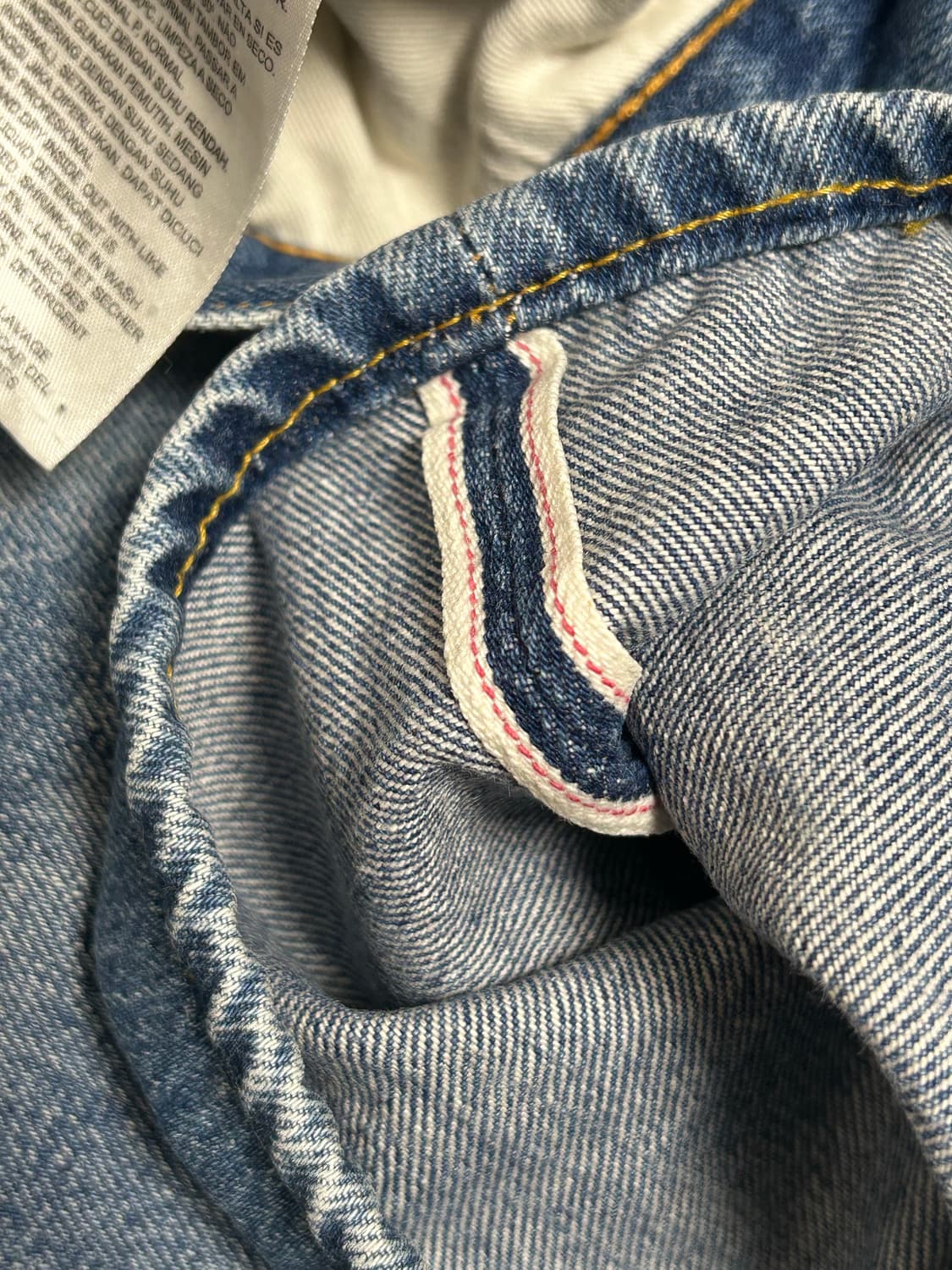 LVC 47501-0192 moonrock 셀비지 데님팬츠 W34 L34 상품이미지5