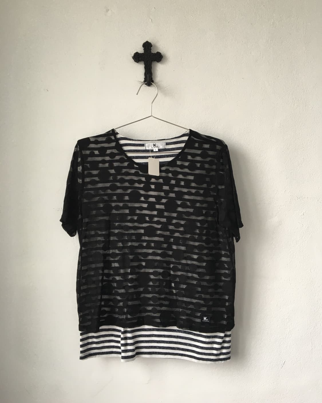 dot pattern t shirt 상품이미지1