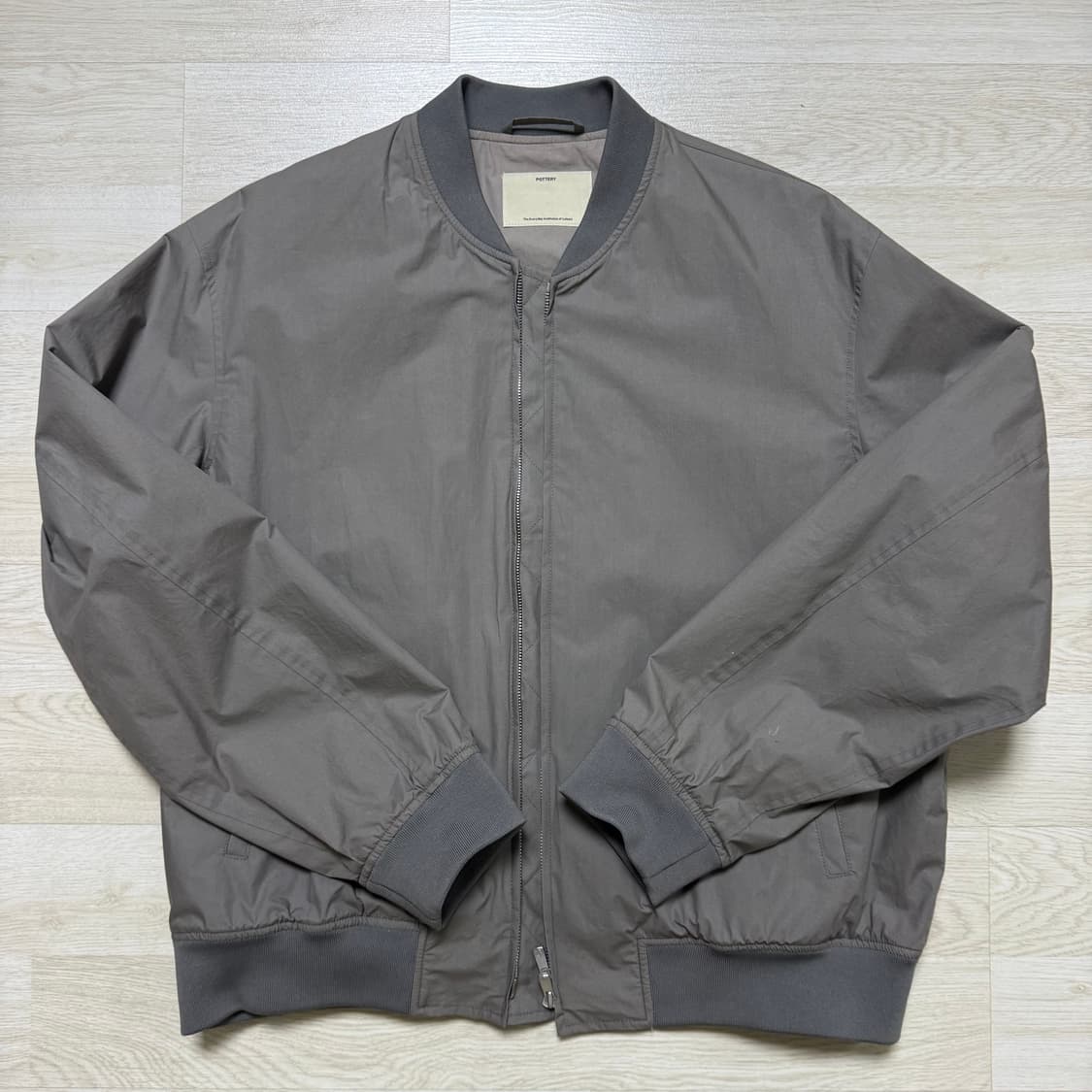 포터리 봄버 자켓 그레이 상품이미지4