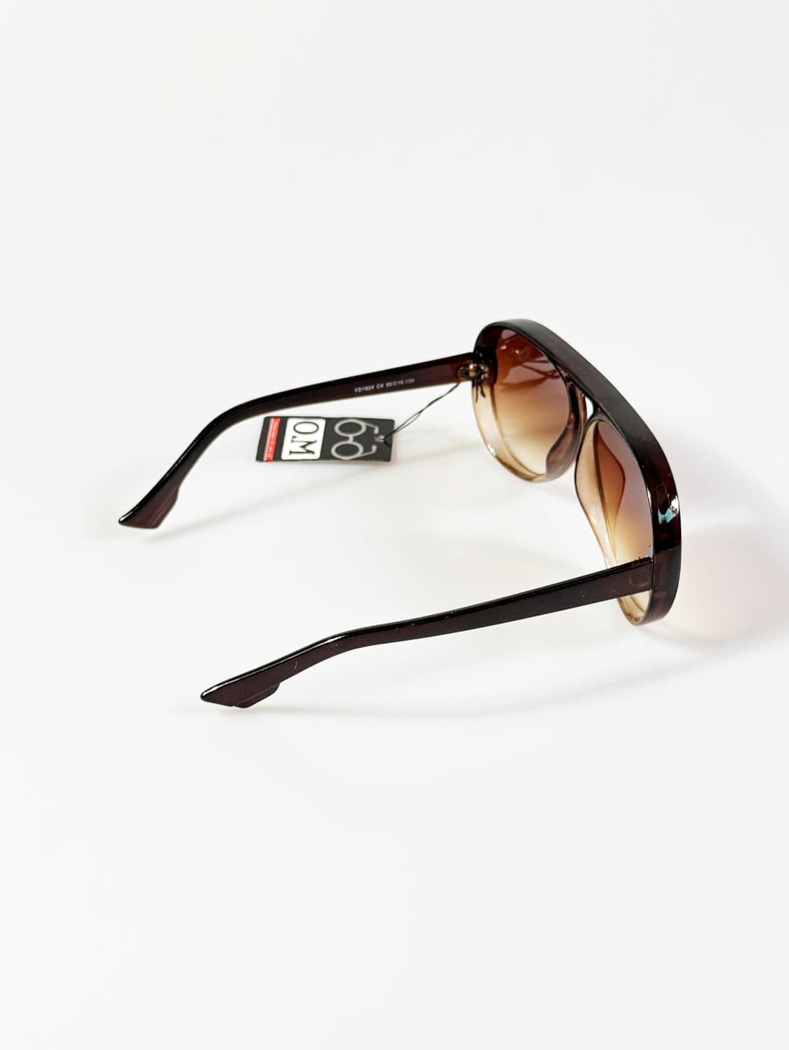 90s O.M 볼드 에비에이터 그라데이션 틴트 빈티지 선글라스 상품이미지4