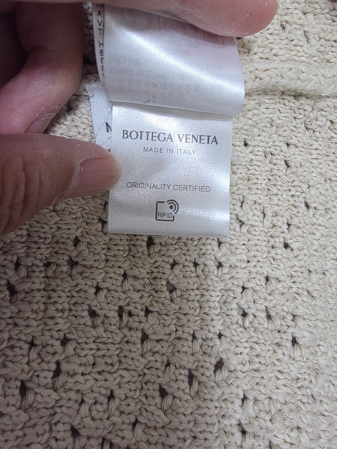 보테가베네타 니트 반팔 티셔츠 국내매장판 상품이미지7