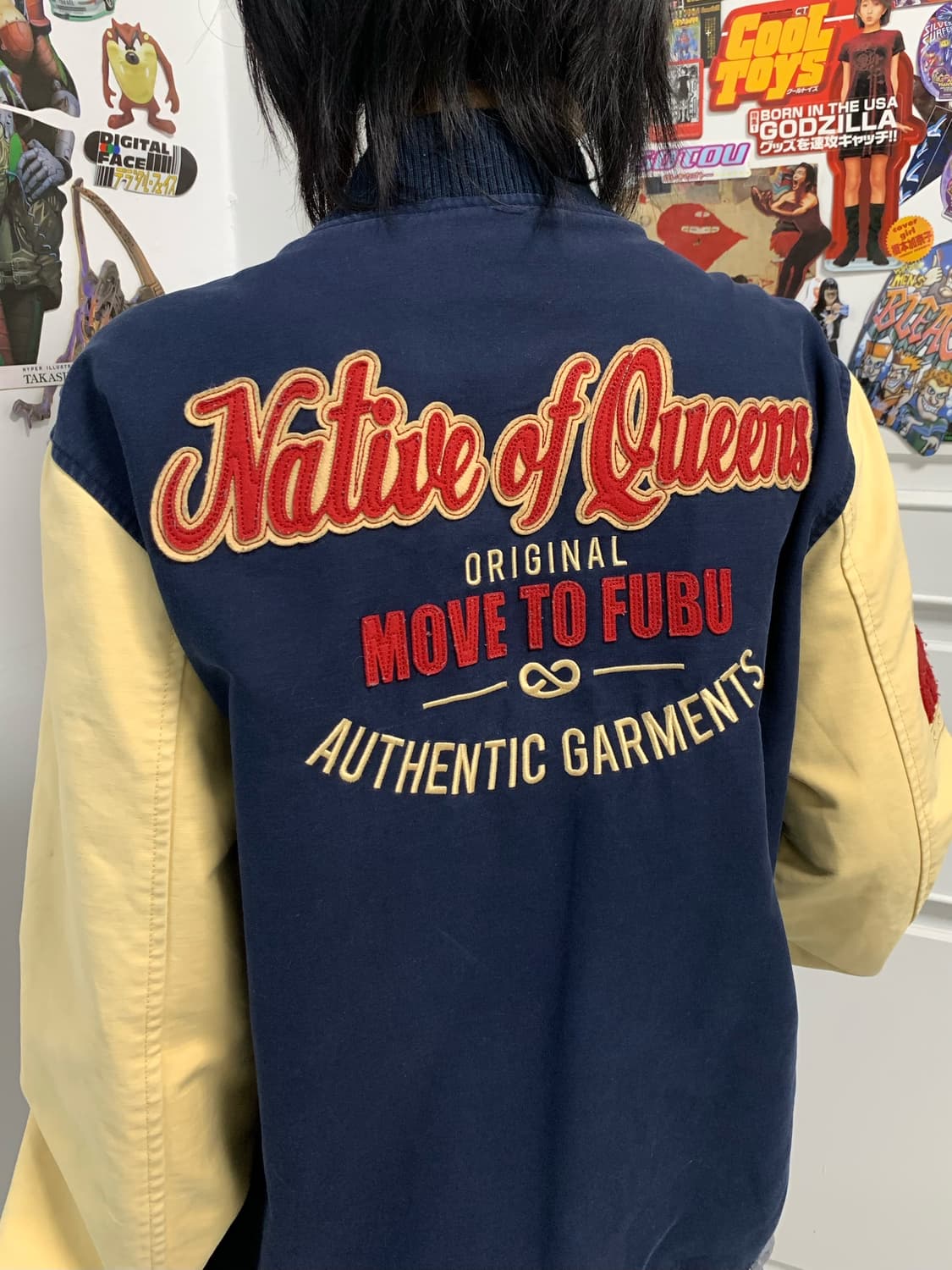 FUBU 푸부 빅로고 바시티 자켓 상품이미지2