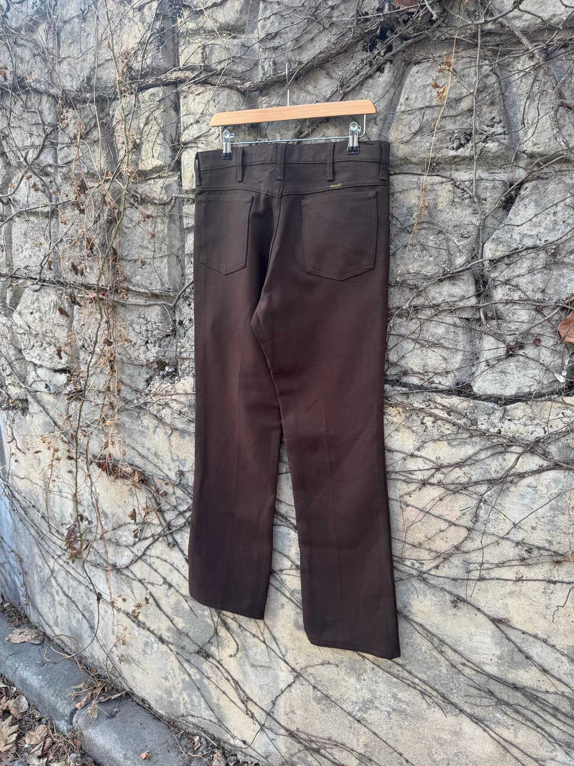 90s 랭글러 빈티지 메카닉 부츠컷 팬츠 브라운 상품이미지4