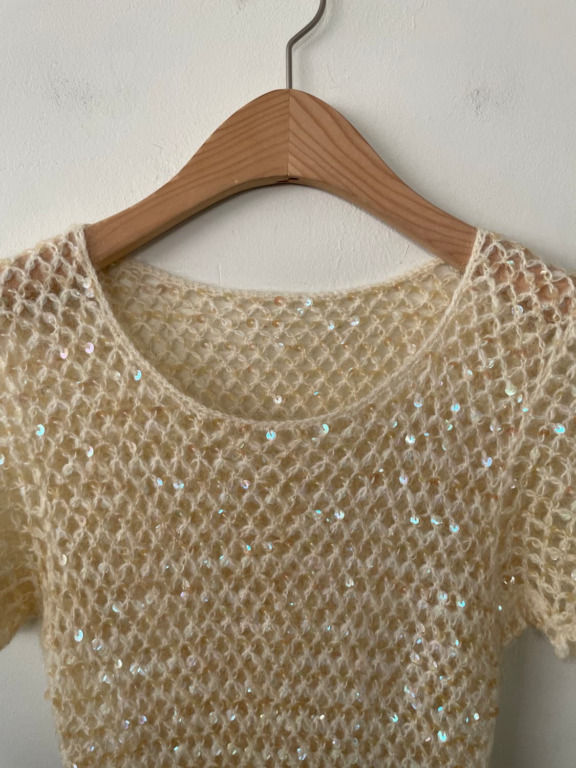 vintage spangle crochet knit 상품이미지3