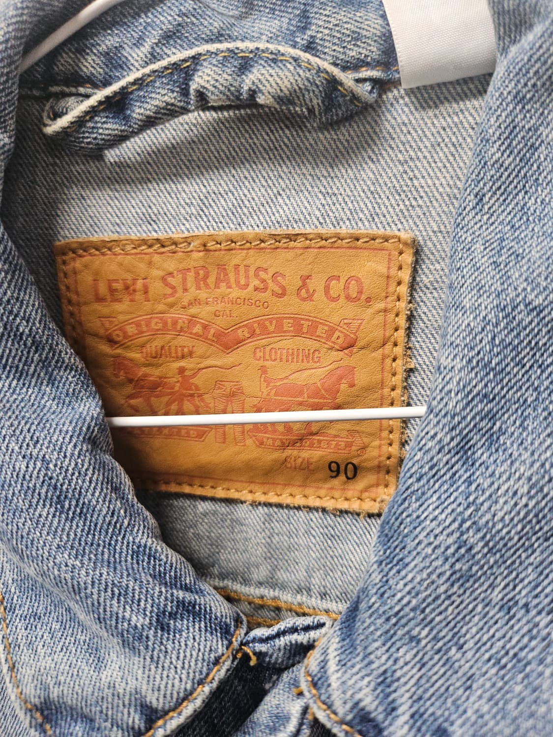 리바이스 데님 청자켓  S 상품이미지2