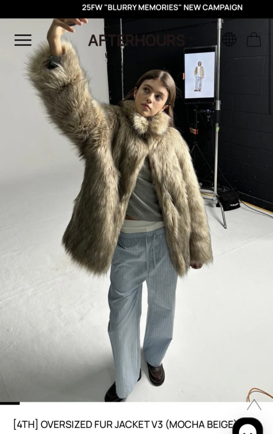 애프터아워즈 퍼자켓 상품이미지1