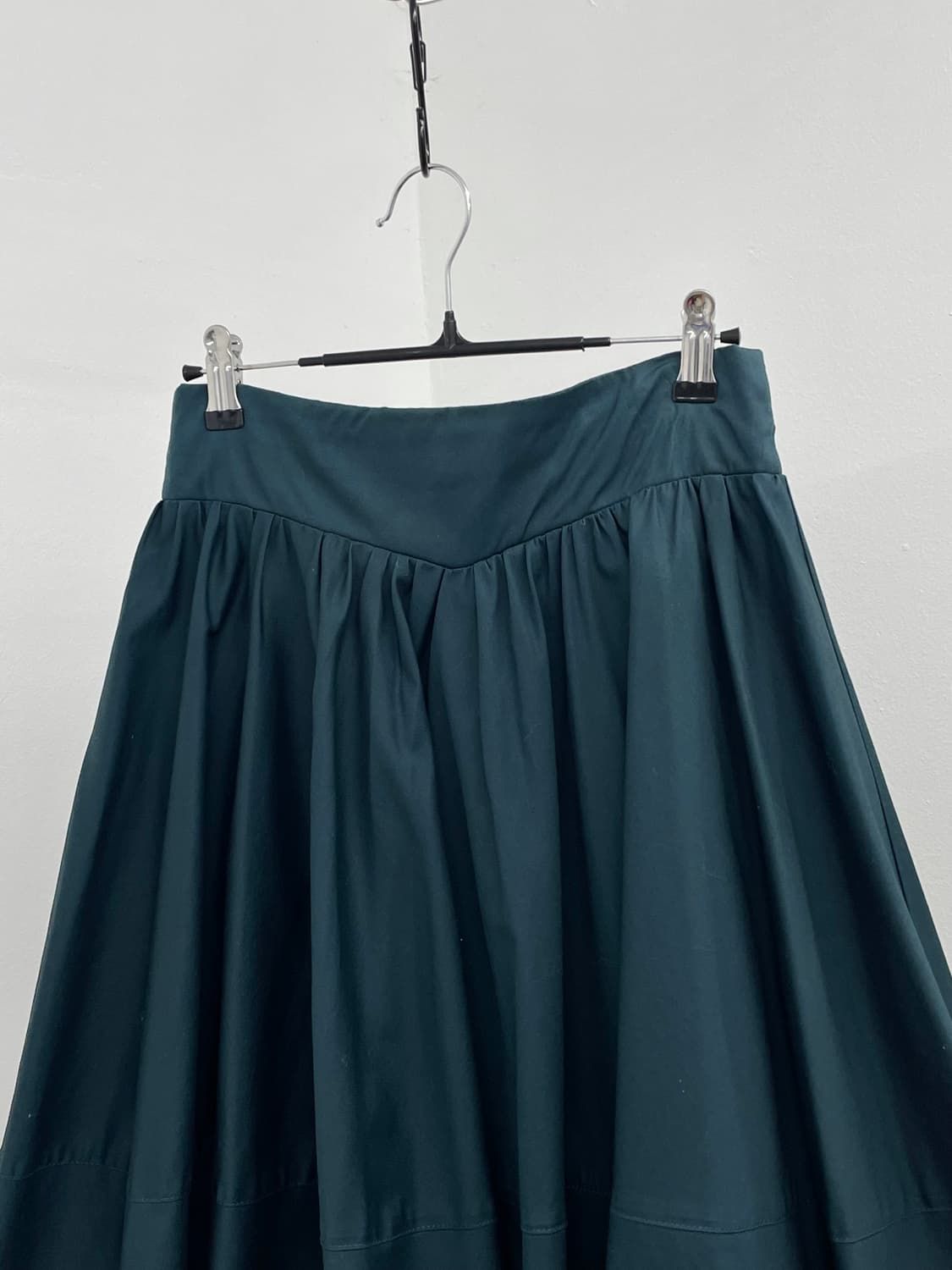 블루 셔링 플레어 스커트 상품이미지6