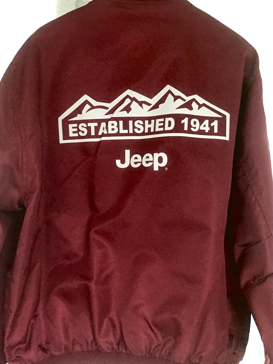 Jeep A1 YOKO 스타디움 재킷 버건디 상품이미지2