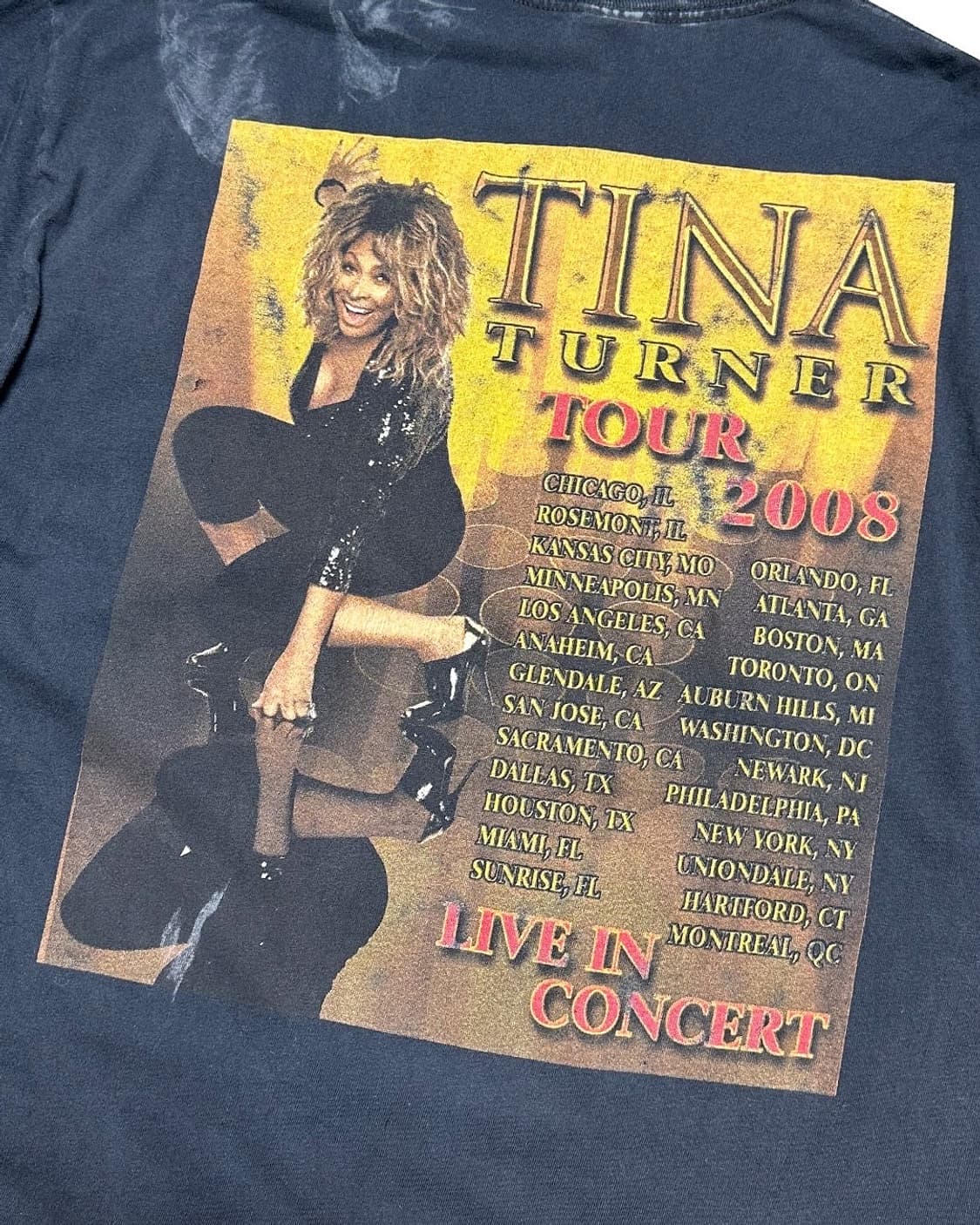 티나 터너 Tina Turner 투어 2008 롱슬리브 티셔츠 상품이미지5