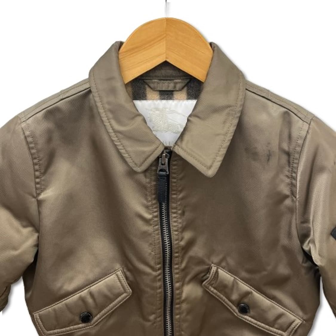 버버리 키즈 카라 집업 자켓 상품이미지3