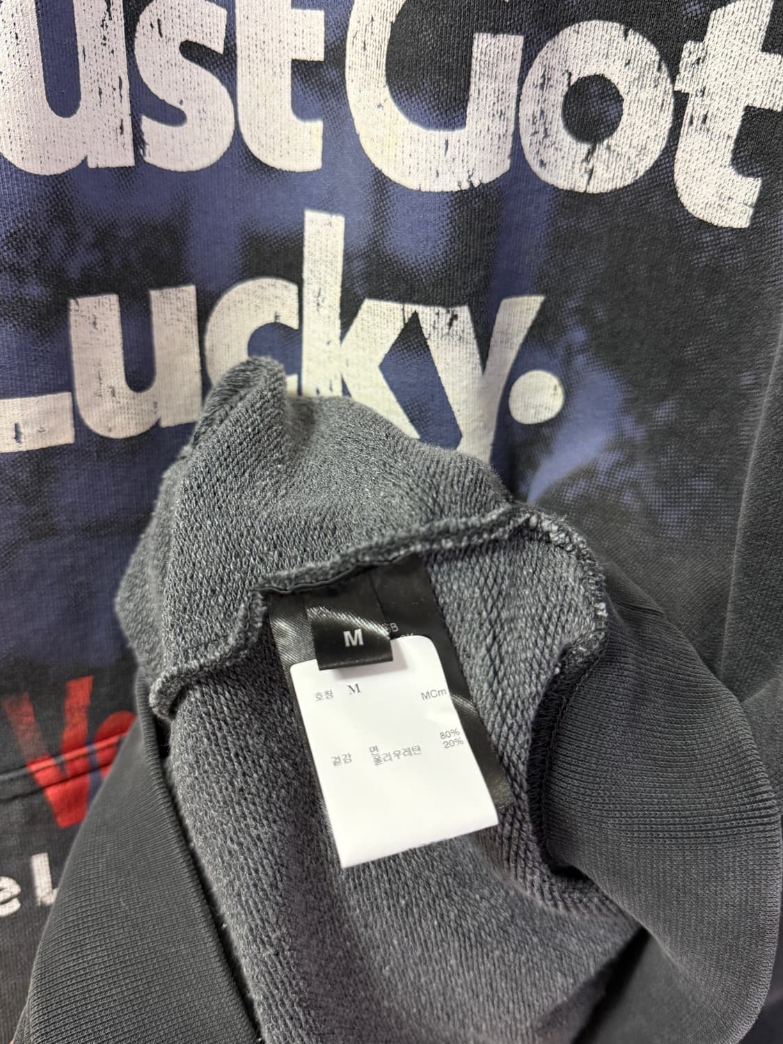 베트멍 비큐티 럭키777 빈티지 워싱 블랙 상품이미지6