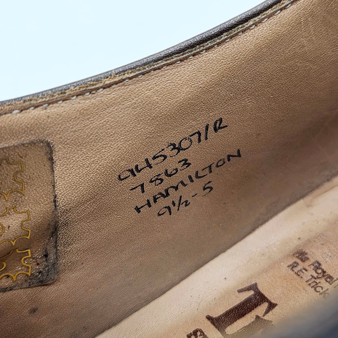  트리커즈 해밀턴 옥스포드 슈즈 다크 브라운 (9 1/2)  상품이미지4