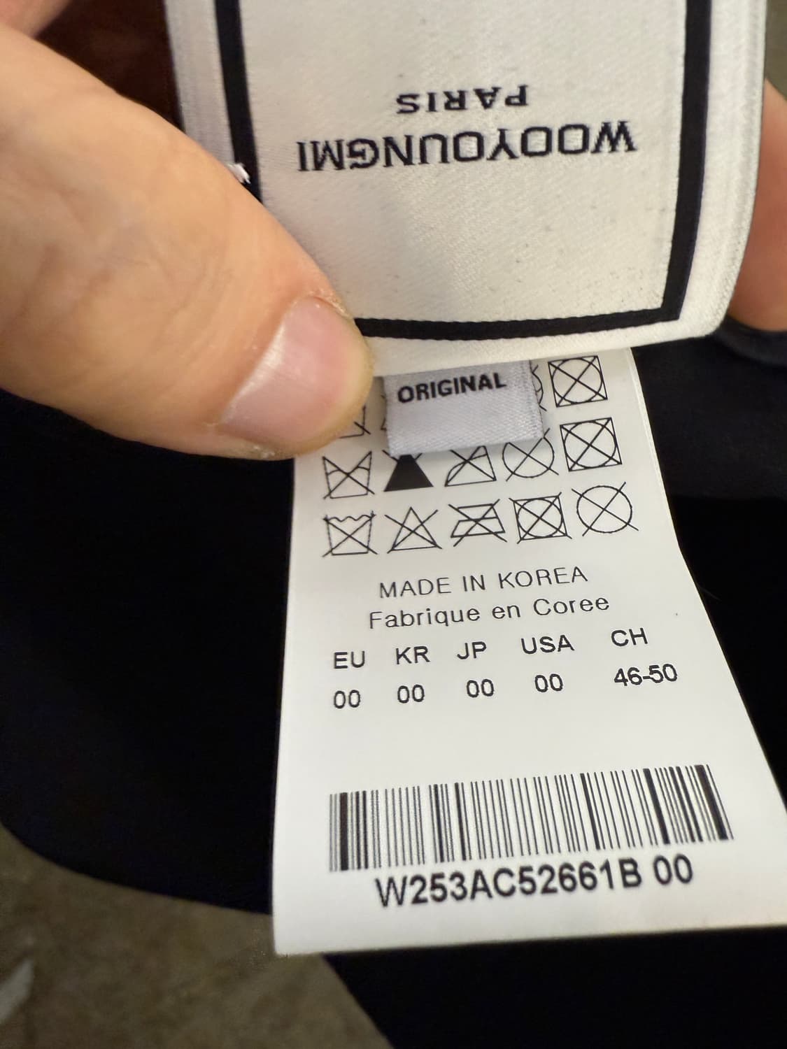 우영미 자수 블랙 볼캡 상품이미지5