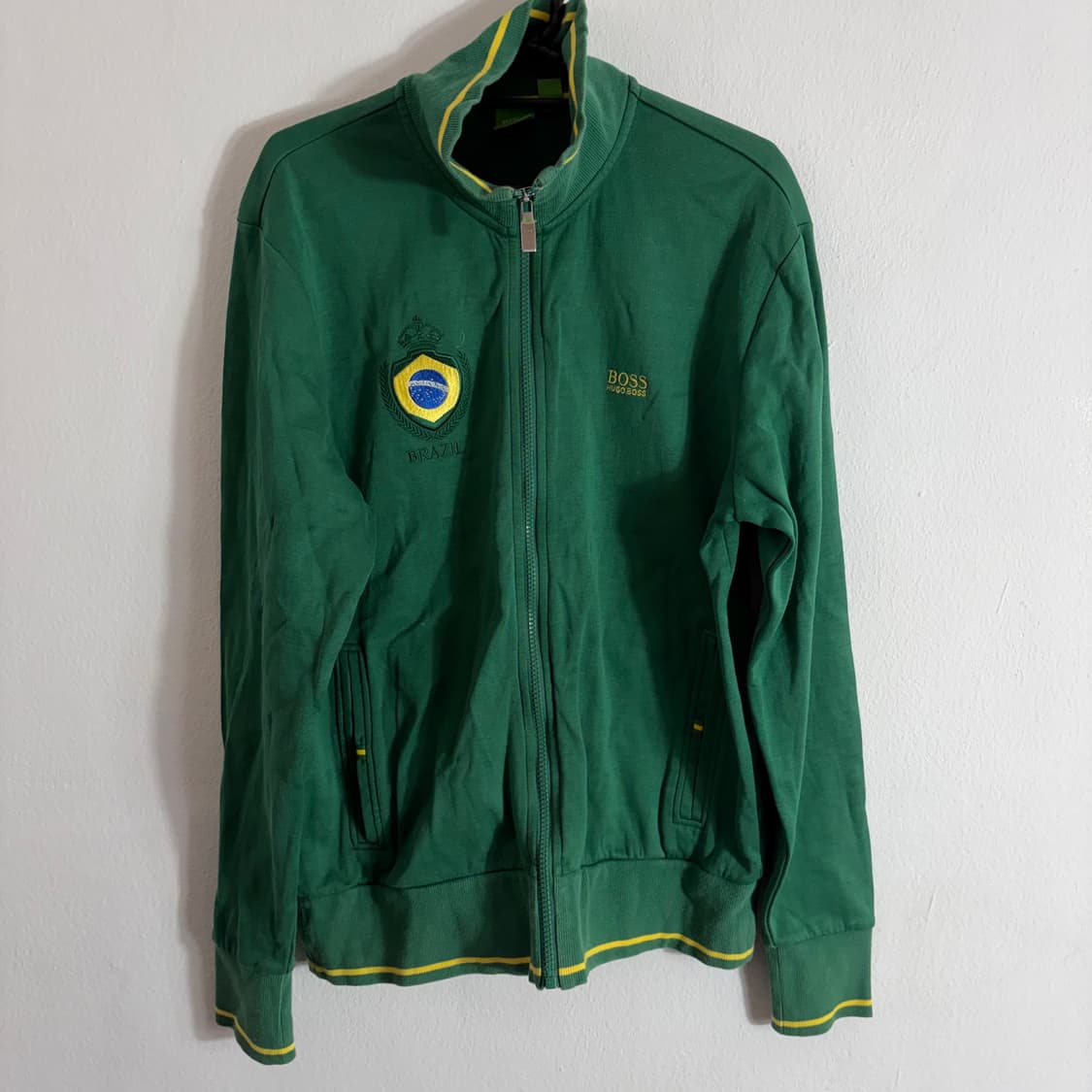 휴고보스 브라질 그린 집업 자켓(M) 상품이미지1