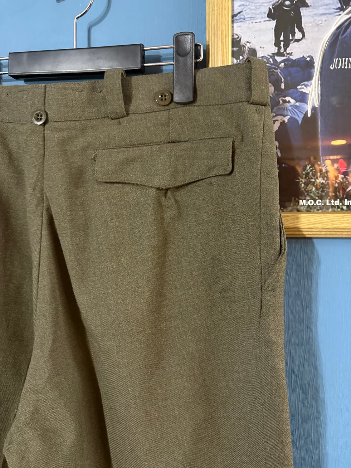 60‘s Belgian army Wool Trouser Pant. 상품이미지9