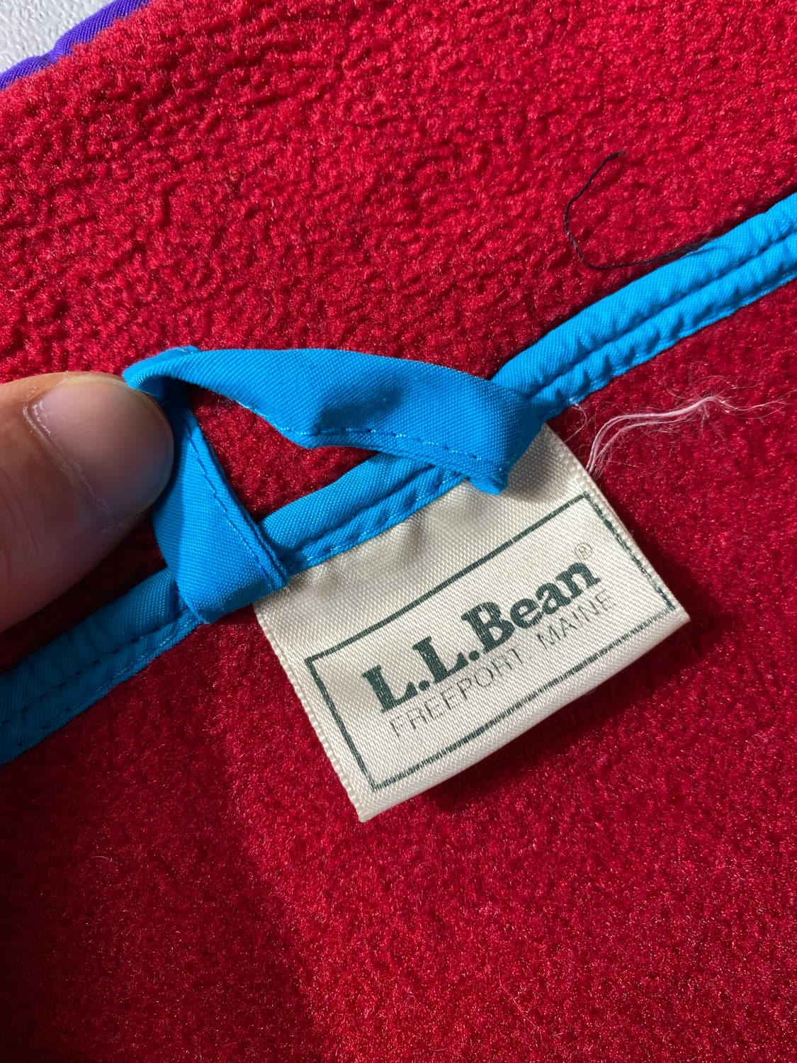 [M] 90s L.L.Bean 엘엘빈 플리스 풀오버 상품이미지5