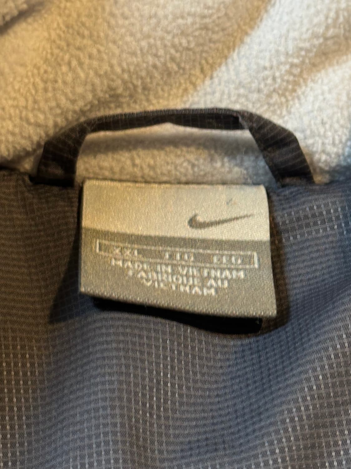 희귀) 00's 나이키 올드스쿨 디테처블 배색 패딩 그레이 상품이미지7