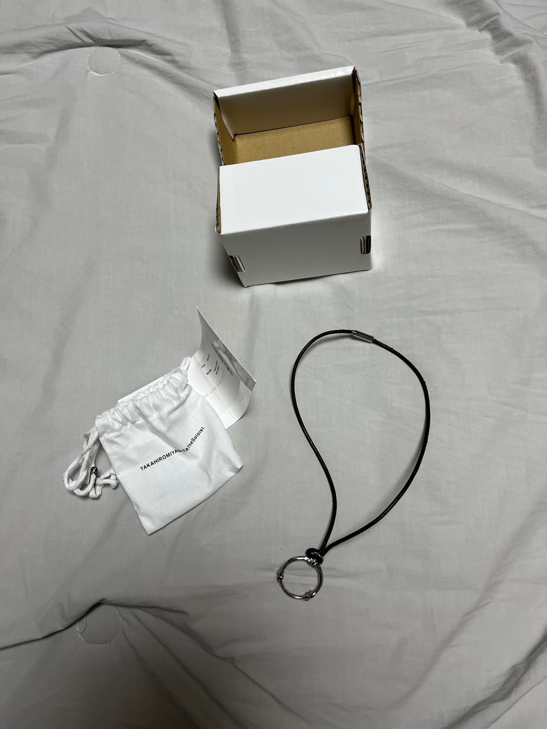 타카히로 미야시타 더 솔로이스트 실버 본 목걸이 새상품 상품이미지3