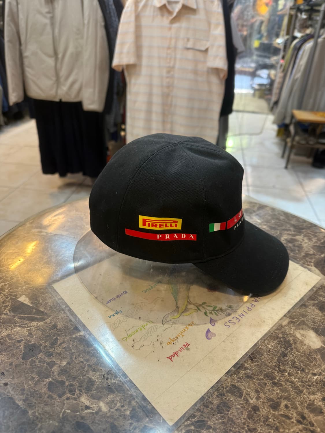 M 정품 프라다 루나로사 피렐리팀 볼캡 팝니다 상품이미지4