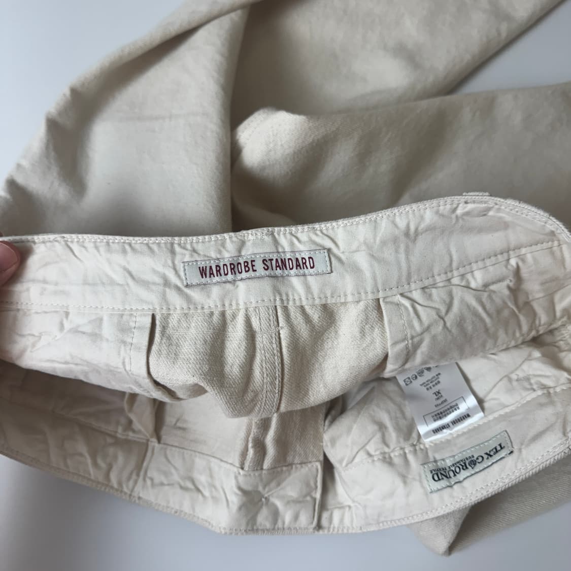 Wardrobe standard 워드로브 스탠다드 셀비치데님오피서팬츠 상품이미지8