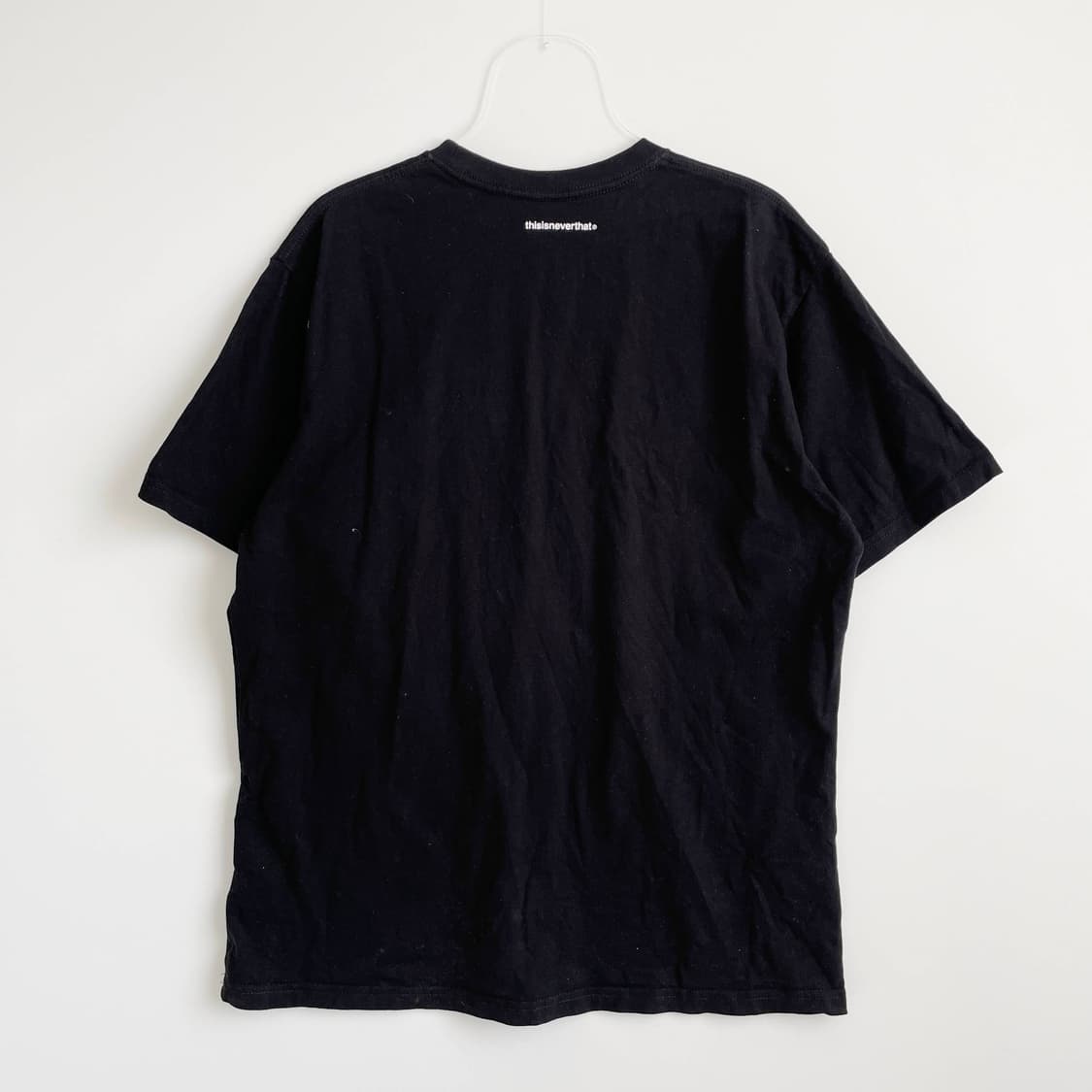 F2 디스이즈네버댓 T 로고 티셔츠 블랙 M사이즈 상품이미지3