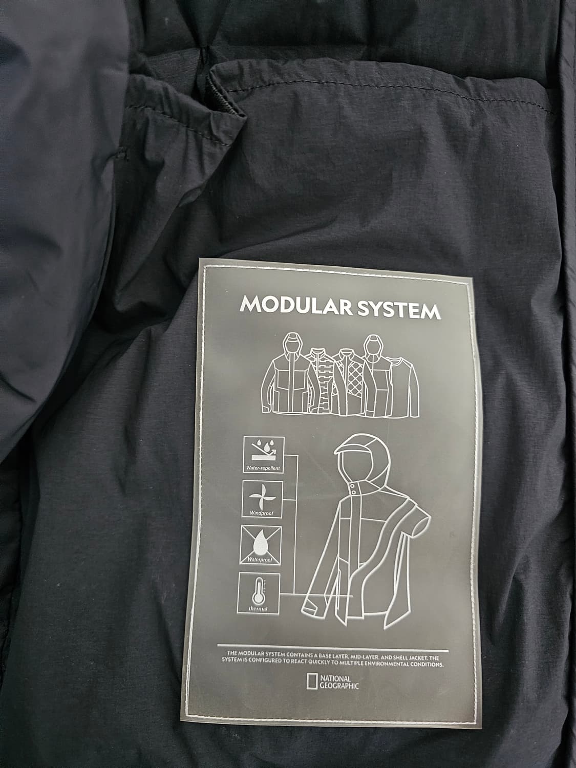 내셔널지오그래픽 모듈라 구스다운패딩 M 상품이미지5