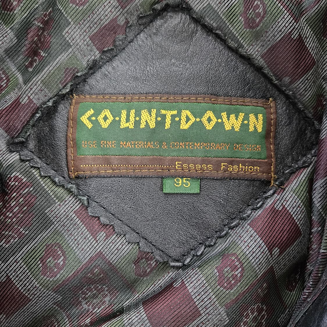 [95] 빈티지 항공 A2  무스탕 블루종 소가죽 자켓 0120Y2 상품이미지3