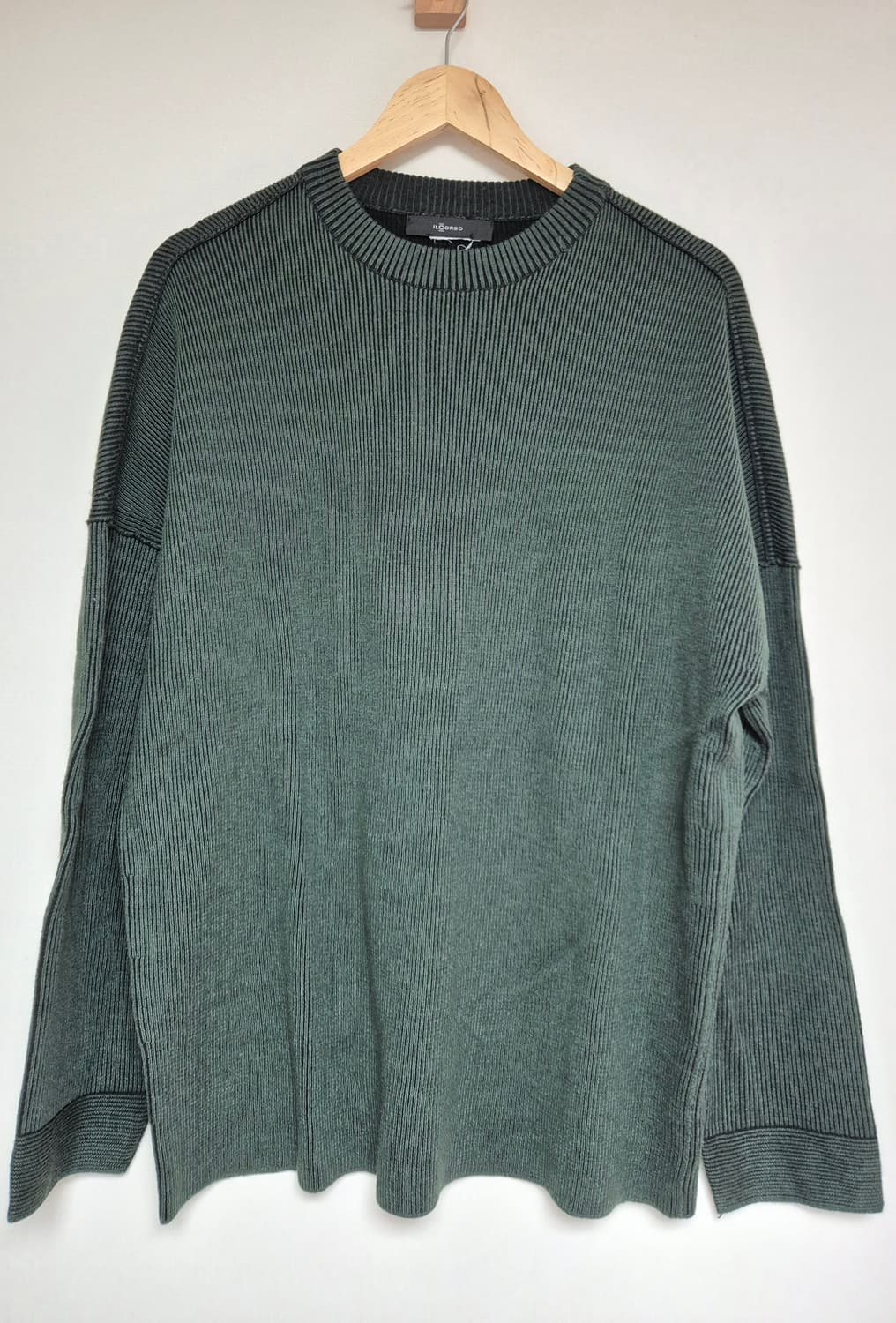 [105]일꼬르소 리버서블 풀니트 그린 상품이미지1