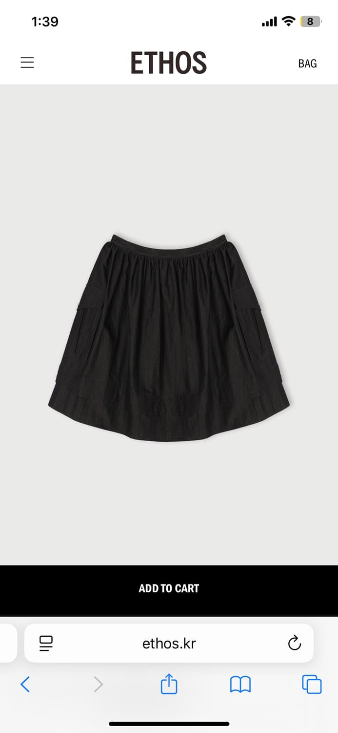 (새제품) 에토스 HILLS CARGO 스커트 상품이미지2