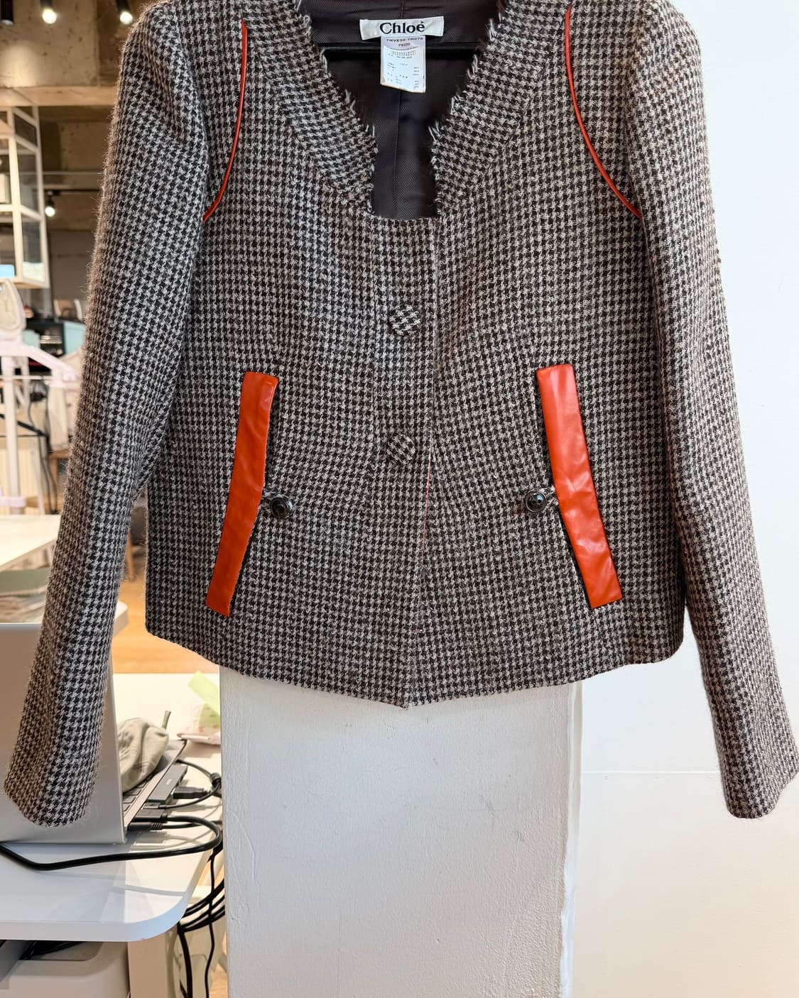 끌로에 브라운 하운드투스 알파카울 자켓  상품이미지6