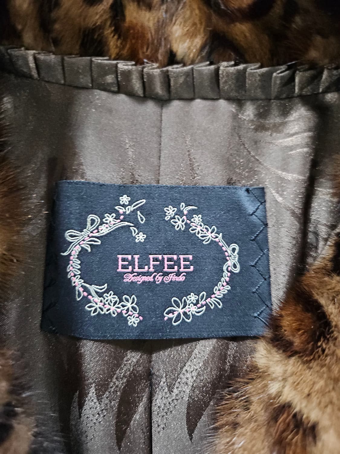 진도모피 엘페 밍크호피자켓 숏자켓 밍크코트M 상품이미지6