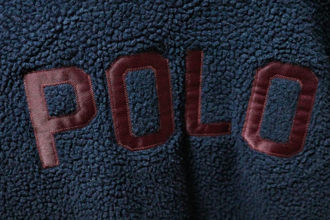 폴로 랄프로렌 네이비 플리스 맨투맨(M) 상품이미지2