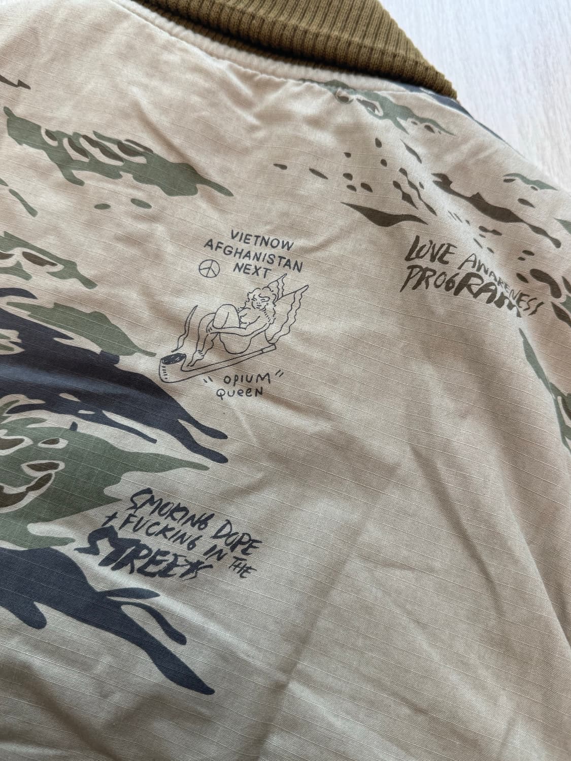 2010 F/W FUCT 퍽트 타이거 카모 베스트 L 상품이미지5