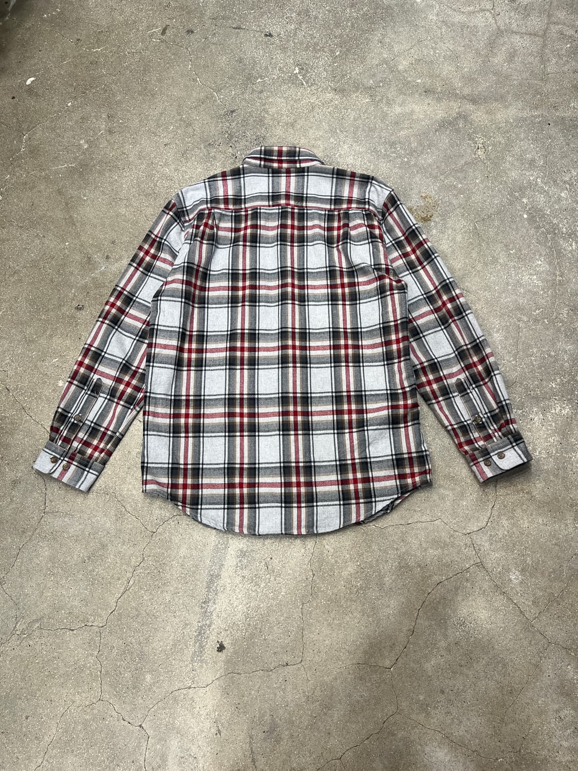 칼하트 기모 체크 셔츠 M 상품이미지2
