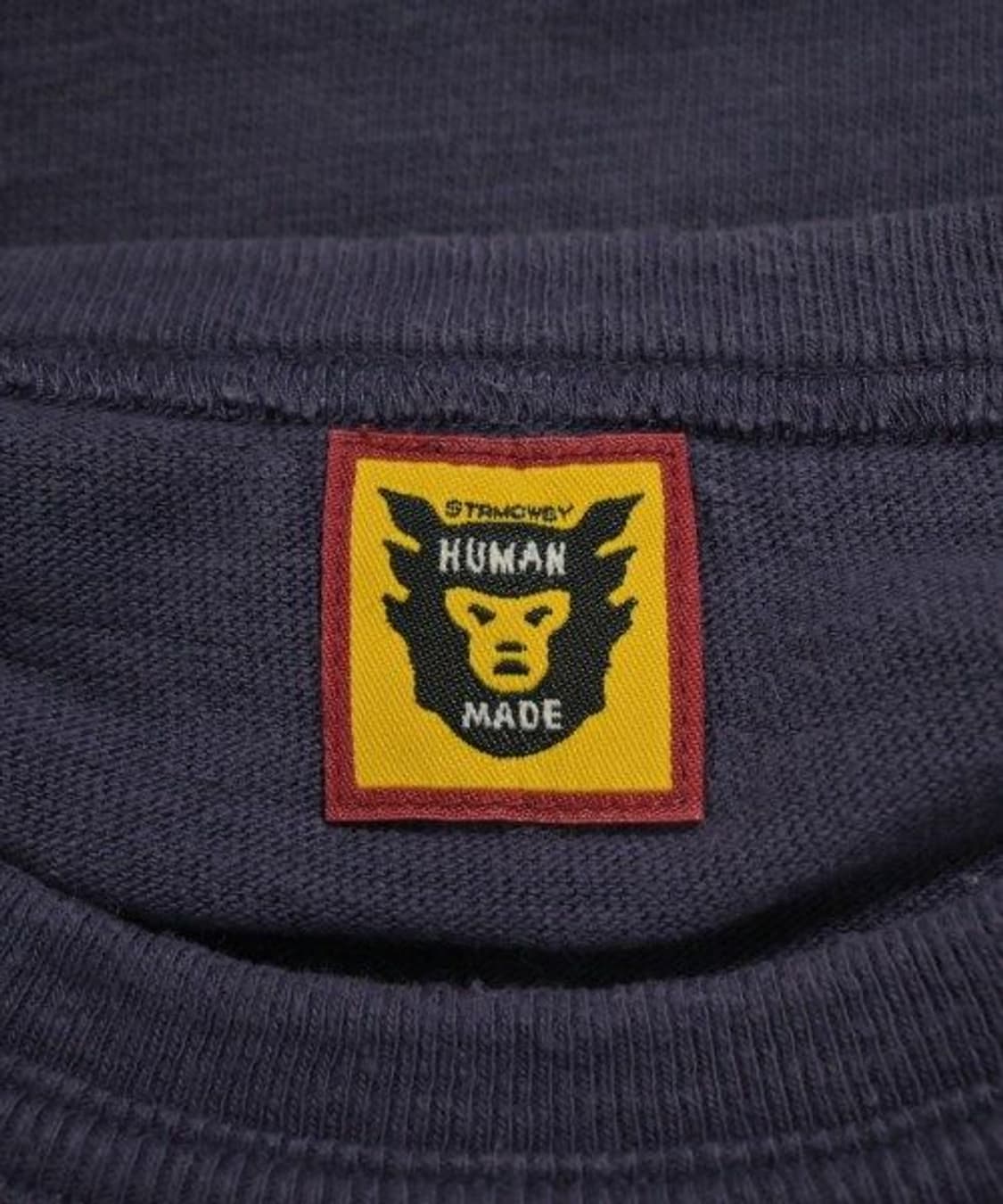 휴먼 메이드 그래픽 롱슬리브 티셔츠 네이비 상품이미지3