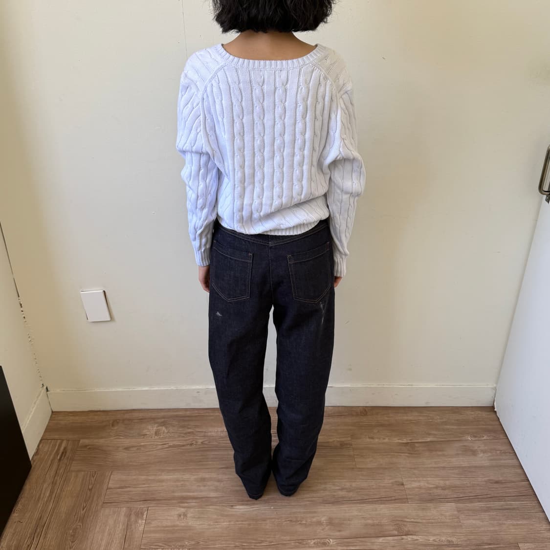 폴로랄프로렌 화이트 케이블 스웨터 상품이미지3