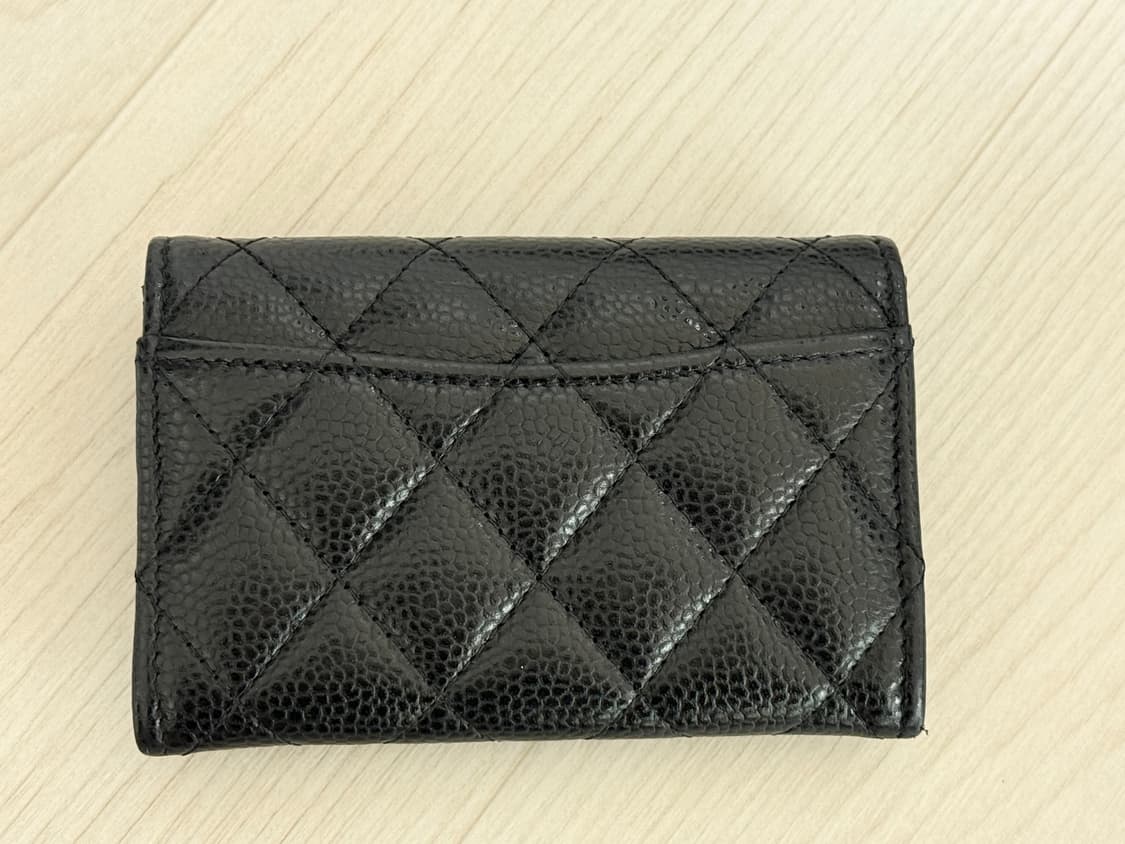 샤넬 클래식 카드 홀더 그레인드 카프스킨 상품이미지3