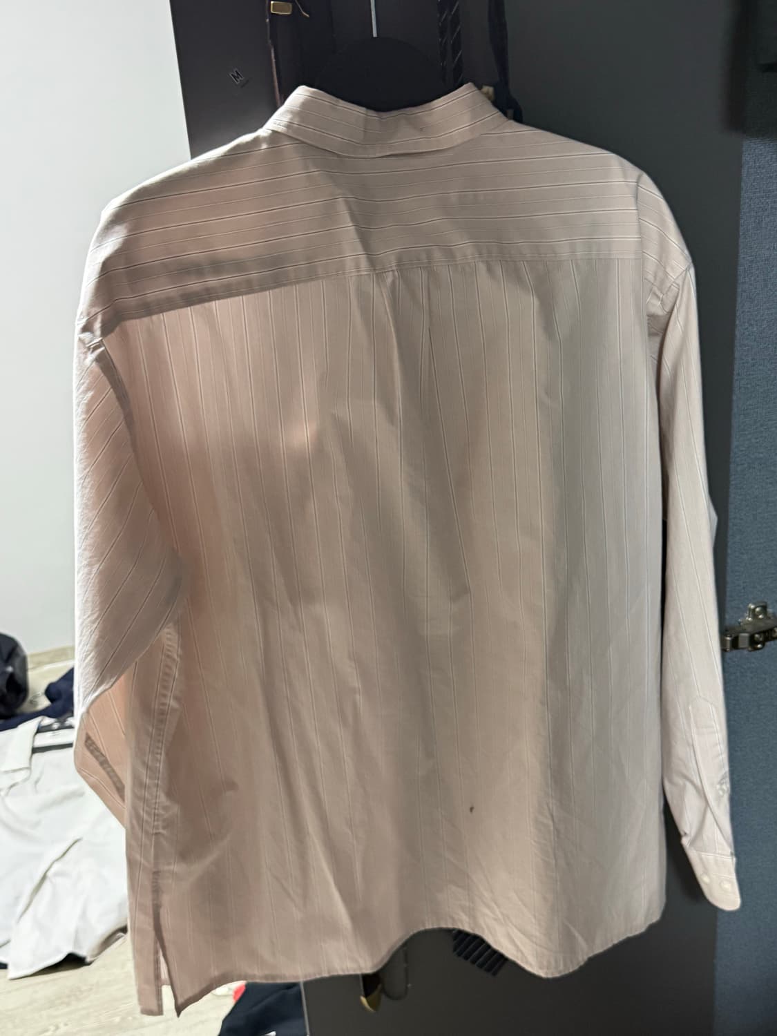 유니클로 c 스트라이프 셔츠 핑크 uniqlo c 상품이미지2