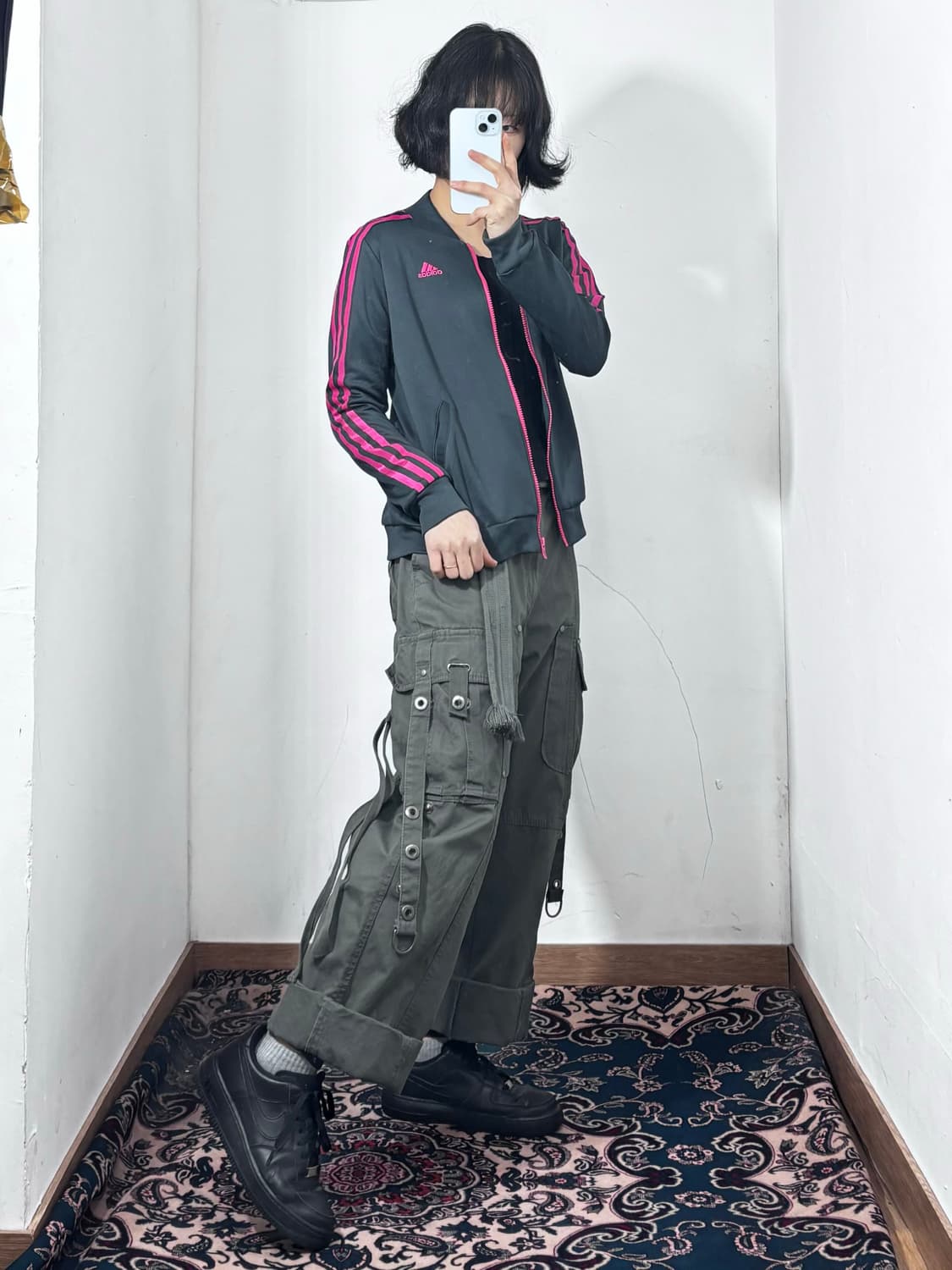 아디다스 핑크차콜 져지  상품이미지2