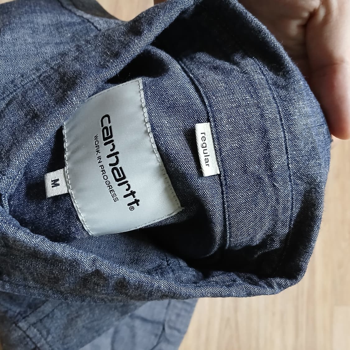 carhartt 칼하트 wip 에디슨 인디고 반팔 셔츠 상품이미지8